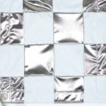 CHECKERBOARD SILVER / WHITE